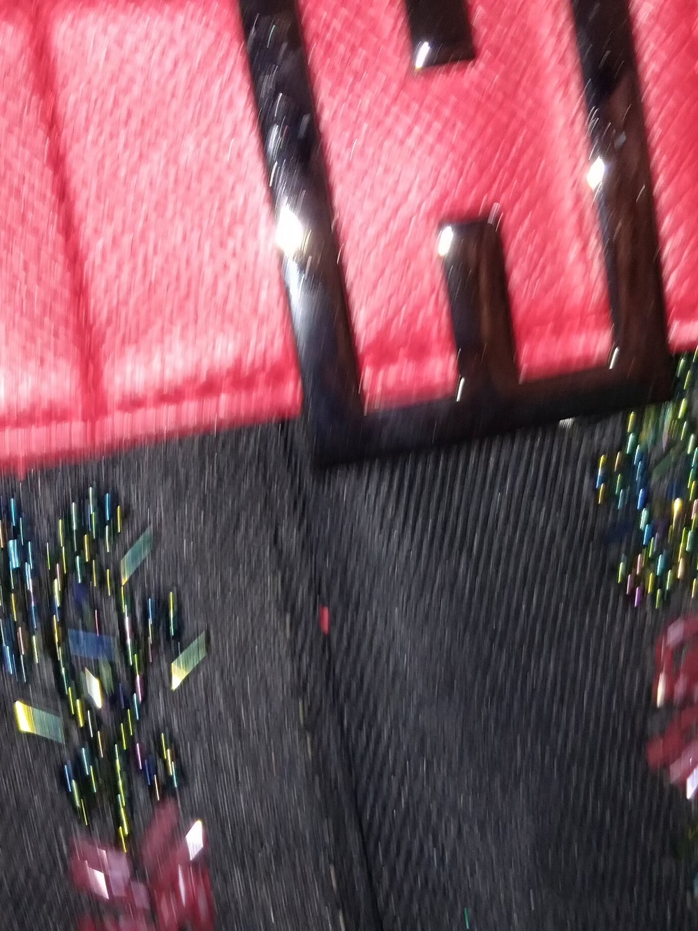 Bead And Leather Bag - Picture 2 of 9